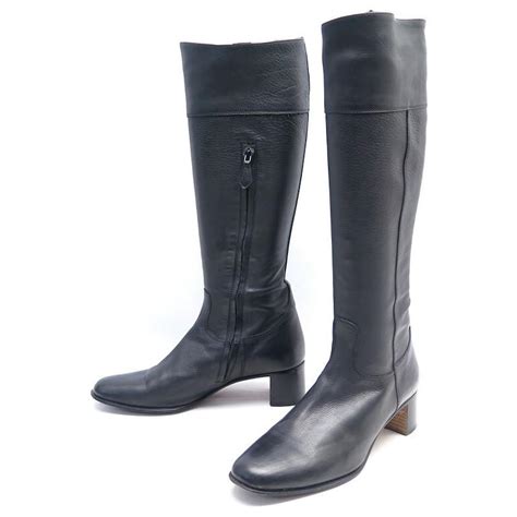 hermes bottes cavaliere|Hermes heel boots.